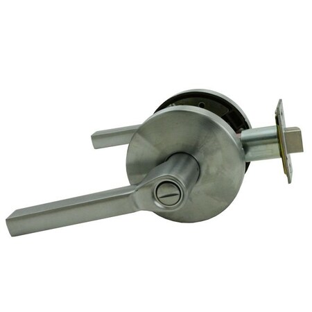 Falcon W Series Privacy Latitude Lever Lock with 30206 Latch 30148 Strike Satin Chrome Finish W301LAT626